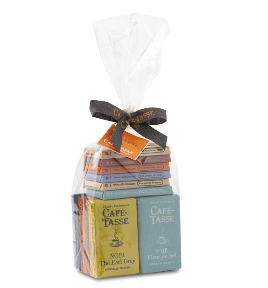 Sachet de 20 Mini tablettes de chocolat assorties