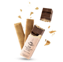 Charger l&#39;image dans la galerie, Barre de chocolat au Lait, praliné Amandes et Crépailletes
