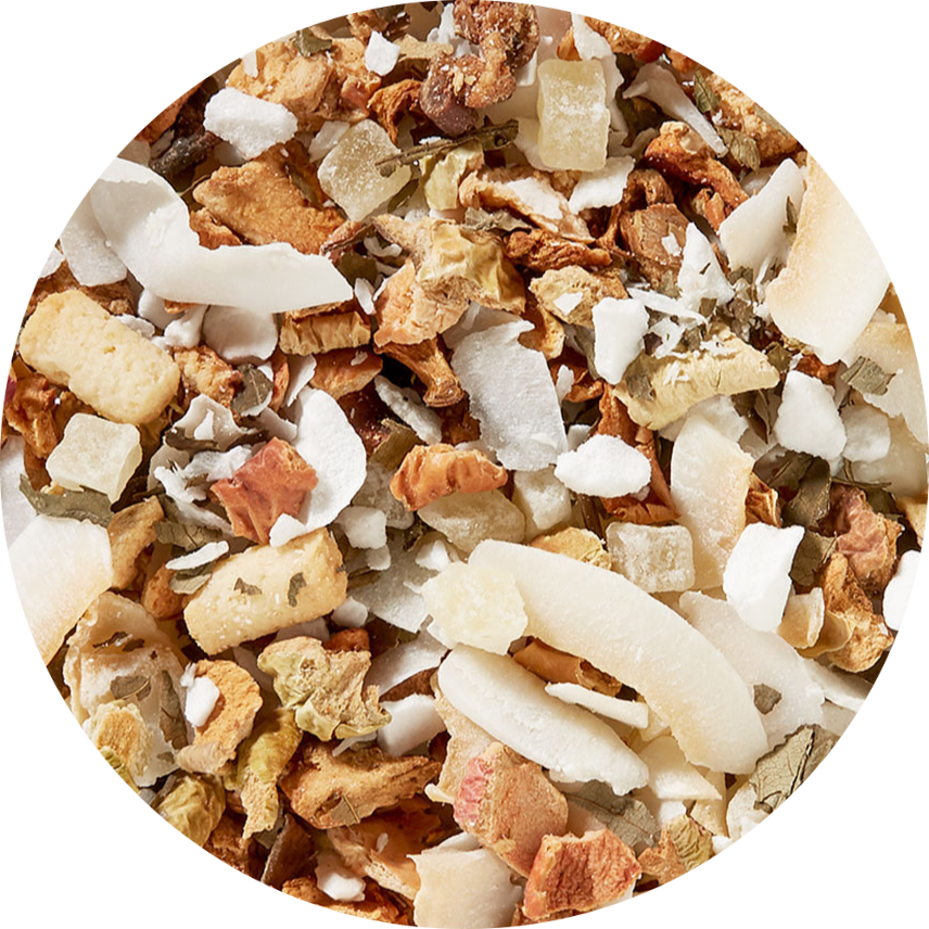 Noix de coco Macaron | Infusion aux fruits